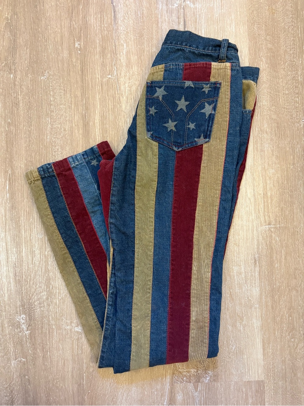 Vintage Y2K London Jeans Women’s American Flag Pants